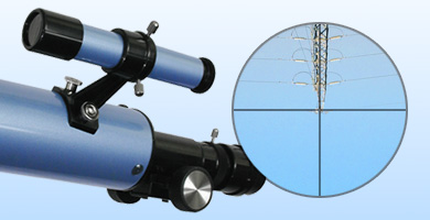 屈折望遠鏡ファインダー