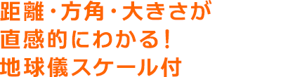 地球儀スケール