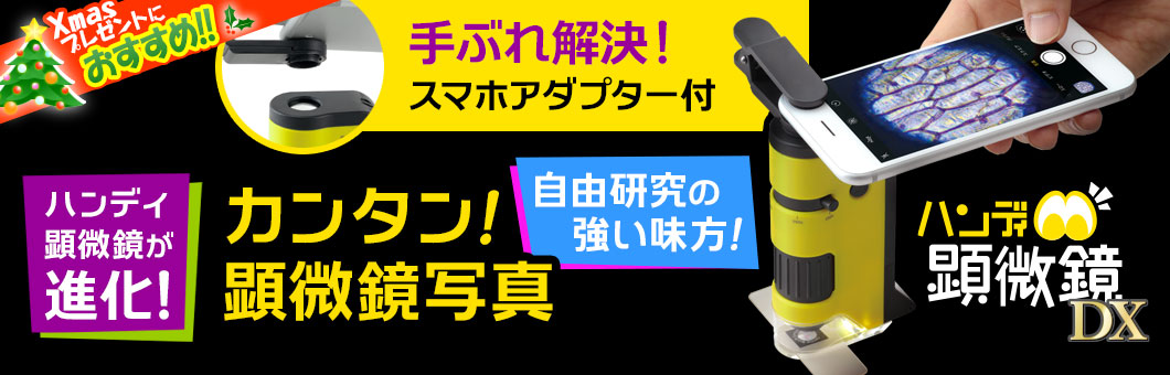 ハンディ顕微鏡ミクロ体観セット