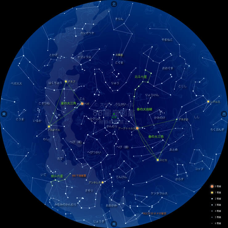 7月の東京の星空