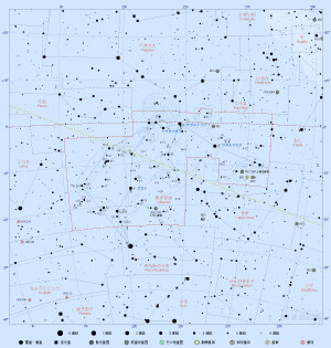 みずがめ座の星図