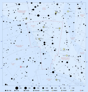 さいだん座の星図