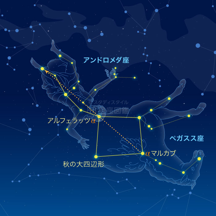 アンドロメダ座 星座図鑑