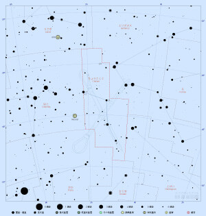 ちょうこくぐ座の星図