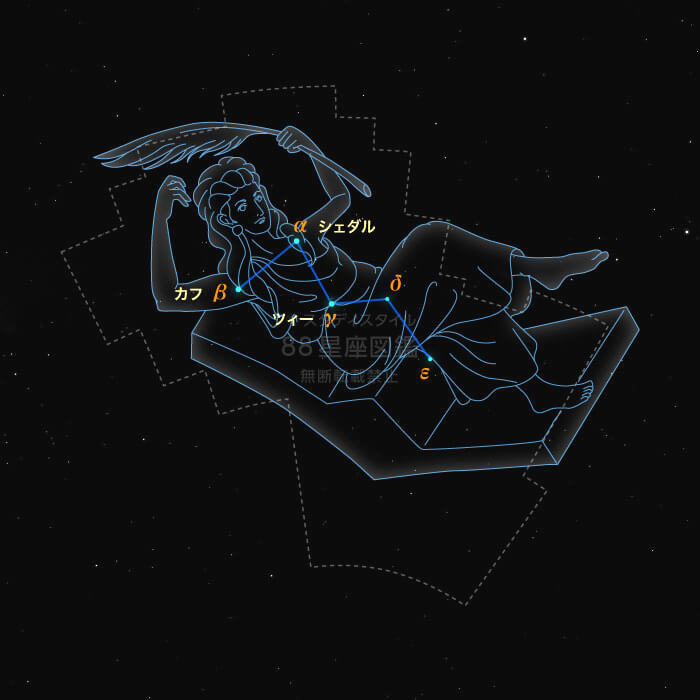 カシオペヤ座 星座図鑑