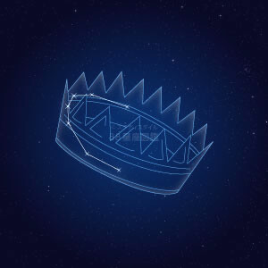 みなみのかんむり座イラスト