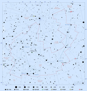 りゅう座の星図