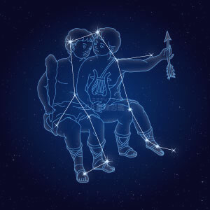 ふたご座イラスト