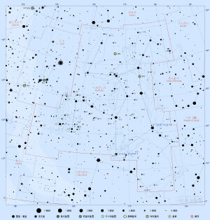 ヘルクレス座の星図