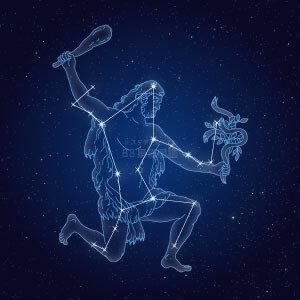 ヘルクレス座イラスト