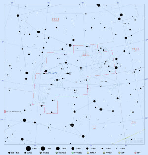 こじし座の星図