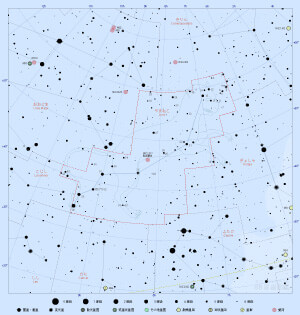 やまねこ座の星図