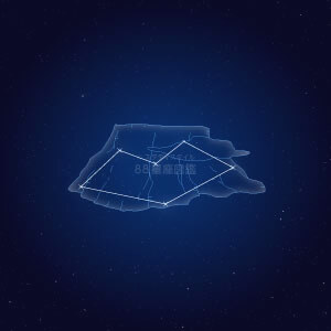 テーブルさん座イラスト