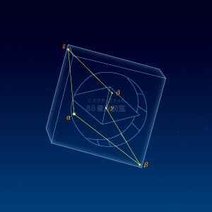 レチクル座イラスト（天体情報入）