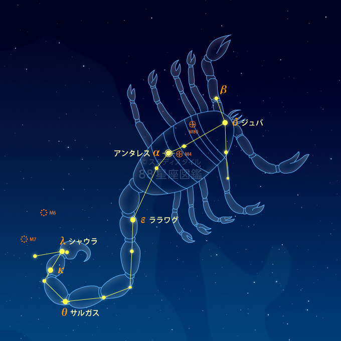 さそり座 蠍座 星座図鑑 さそり座 蠍座 星座図鑑