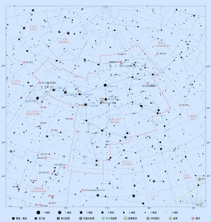おおぐま座の星図