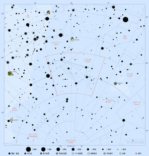 とびうお座の星図